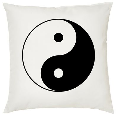 Blondie & Brownie Couch Bett Kissen Füllung Yin Yang Zen Peace Yoga Achtsamkeit