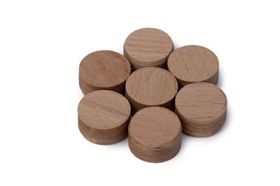 WoodMind | Querholzplättchen Buche gedämpft Sortiment | Konusplättchen Buche gedä