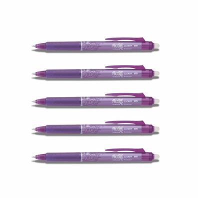 Pilot Frixion Clicker 0.5 Tintenroller violett 5er-Set
