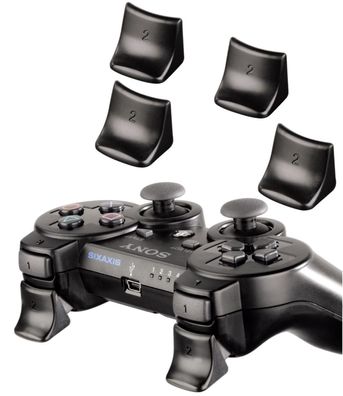 Hama Trigger Aufsätze Pack Knöpfe Tasten L2 R2 Taste für PS3 Wireless Controller