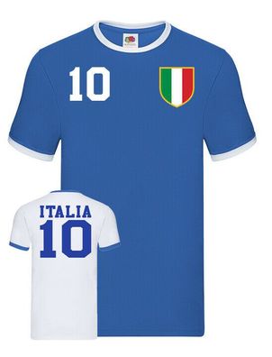 Fußball EM WM Herren Sport Soccer Trikot Shirt Italien Italy Wunschname NUMMER