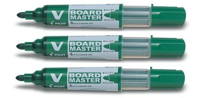 Pilot Tafelmarker V Boardmaster Begreen 3er Set grün