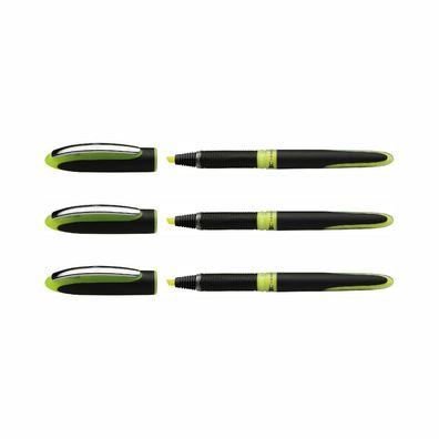 Schneider One Highlighter - 3er-Set gelb