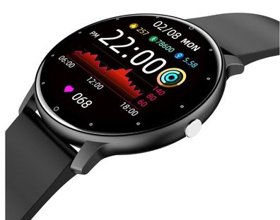 LIGE elegante und superflache Smartwatch für Damen und Herren, 1,28" Tpouch Display