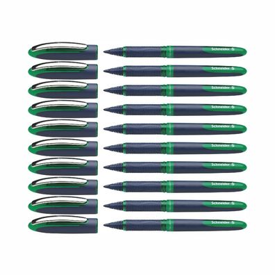 Tintenroller Schneider One Business - 10er-Set grün