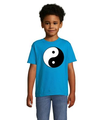 Blondie & Brownie Kinder Baby Shirt Yin und Yang Zen Peace Yoga Achtsamkeit Free