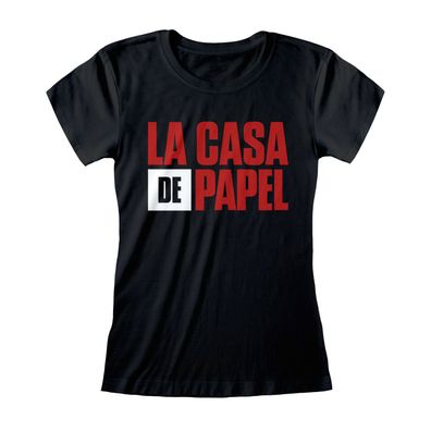 La Casa De Papel - Black Logo (Fitted)