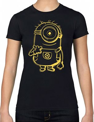 Minions - Yellow Shadow T-Shirt - Girls
