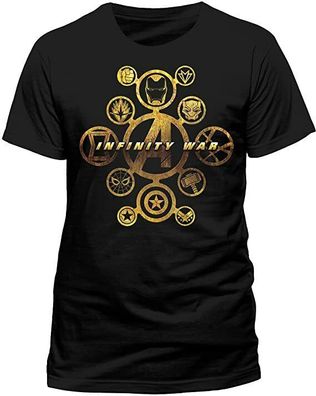 Avengers Infinity War Characters Icons T-Shirt (Unisex)