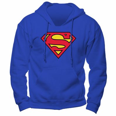Superman - Logo Kapuzenpullover, Blau