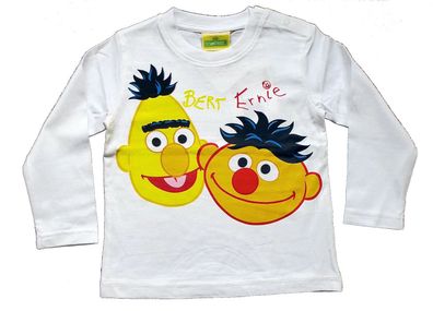 Langarm Baby Shirt Jungen/ Mädchen - Sesamstraße Ernie & Bert (Unisex)