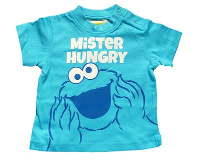 Baby Shirt Jungen/ Mädchen - Sesamstraße Mister Hungry (Unisex)