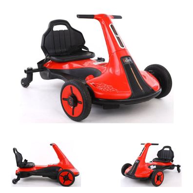 ES-Toys Kinder Elektro-Fahrzeug Drift Cart Gokart, Bluetooth Rückwärtsgang Hupe