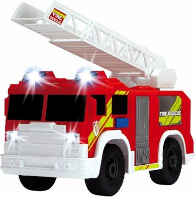 Dickie Toys Feuerwehr Spielzeug Auto ausfahrbare Leiter Licht & Sound 30CM ab 3+