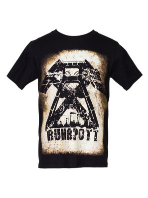T-Shirt Ruhrpott, Beidseitig bedruckt, Zeche vorne, Heimatliebe, Ruhr