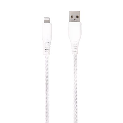2,5m Ladekabel für Apple iPhone 5 6 7 8 Plus X XS MAX XR 10 11 12 13 (MFI) Weiß