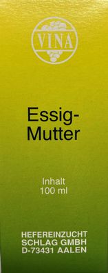 Essigmutter 100ml, Essigstarter, Essigkultur, Essigherstellung, Essigbereitung