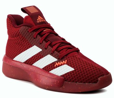 Adidas F97273 PRO NEXT 2019 Basketball Sport Lauf Mesh Schuhe 42 2/3 Weinrot Wei