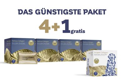 Helissa Premium Collagen Geschenkpaket 4 + 1