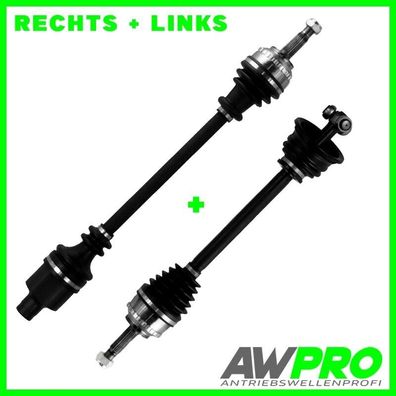 2 X Antriebswelle FÜR Renault CLIO II VORNE LINKS RECHTS Schaltgetriebe ABS = 26