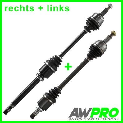 2 X Antriebswelle FÜR Renault Fluence L3 1.5 dCi LINKS RECHTS Schaltgetriebe