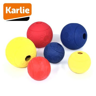 Karlie Snackball - 8 + 11 cm - Labyrinth Futterball - Gummi Snack Ball Leckerli