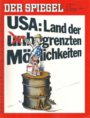 Der Spiegel Nr. 29 / 1979 USA: Land der (un)begrenzten Möglichkeiten