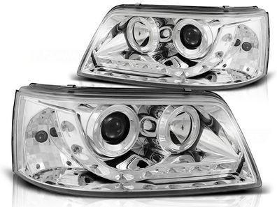 Scheinwerfer mit Standlicht VW T5 04 03-08 09 CHROM