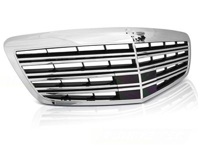 Kühlergrill Mercedes W221 09-13 S65 AMG CHROM Schwarz