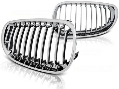 Grill BMW E60/ E61 07 03-10 CHROM