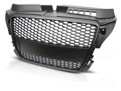 Grill AUDI A3 (8P) RS STYLE 04 08-07 12 MATT Schwarz