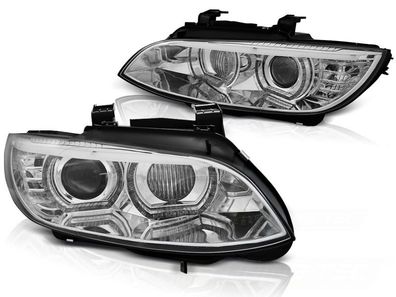 Scheinwerfer Xenon BMW E92/ E93 06-10 ANGEL EYES LED CHROM HID