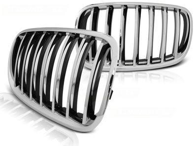 Grill BMW X5 E70 X6 E71 08- CHROM