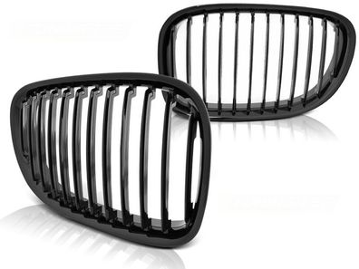 Grill BMW F01 09-07 12 Glänzend Schwarz