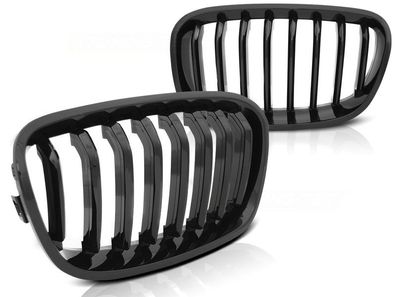 Grill BMW F20 F21 11-12 14 Glänzend Schwarz