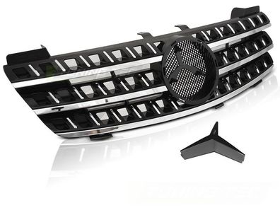 Grill Mercedes W164 05-08 Schwarz CHROM