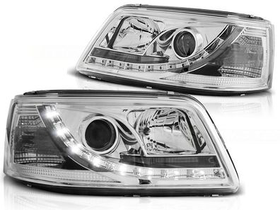 Scheinwerfer mit Standlicht VW T5 04 03-08 09 CHROM