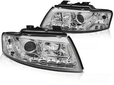 Scheinwerfer mit Standlicht CHROM AUDI A4 B6 Cabriolet 02-06