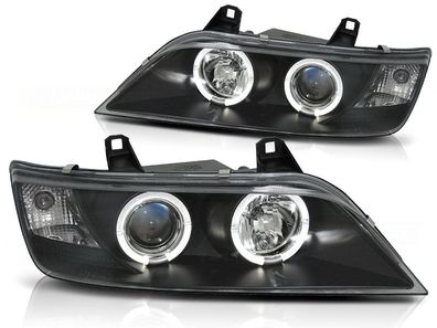 Scheinwerfer Dual Halo Felgen BMW Z3 01 96-02 ANGEL EYES BLACK