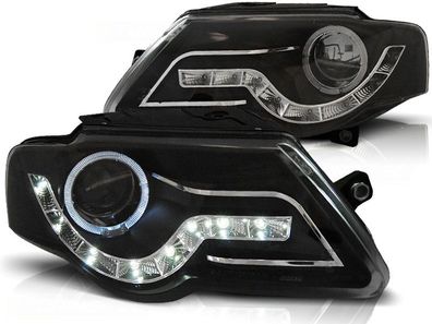 Scheinwerfer mit Standlicht VW PASSAT B6 3C 03 05-10 Schwarz