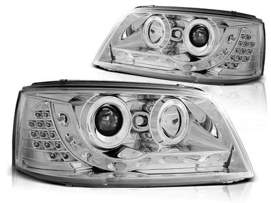 Scheinwerfer mit Standlicht VW T5 04 03-08 09 CHROM