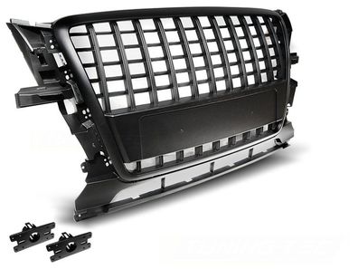 Grill AUDI Q5 08-09 12 Schwarz S-LINE STYLE