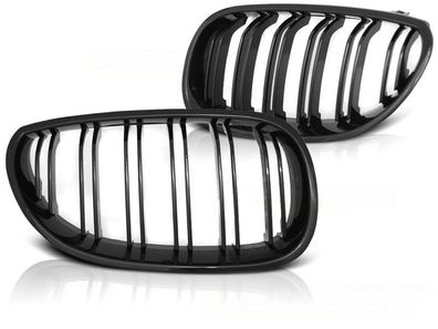 Grill BMW E60/ E61 07 03-10 Glänzend Schwarz Doppelstange M-LOOK