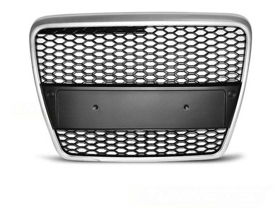 Grill AUDI A6 (C6) RS STYLE 04 04-08 MATT SILBER