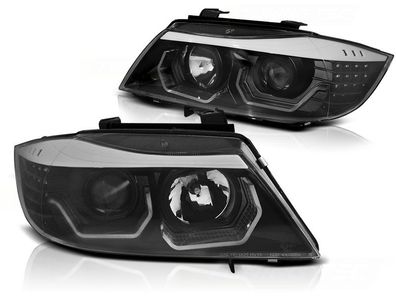 Scheinwerfer BMW E90/ E91 05-08 3D AE LED Schwarz