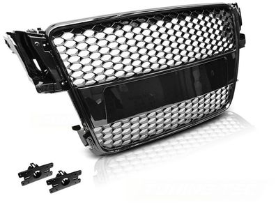 Grill AUDI A5 07-06 11 Schwarzglänzend RS-STIL