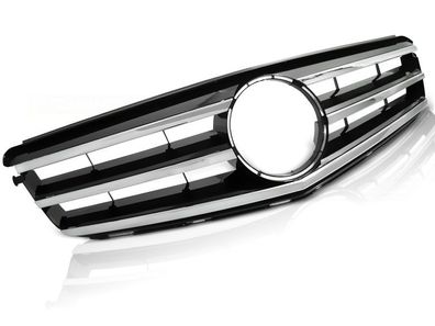 Grill Mercedes W204 07-14 Avantgarde CHROM-SCHWARZ