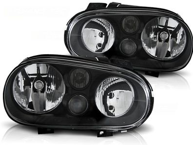 Scheinwerfer VW GOLF 4 09 97-09 03 Schwarz