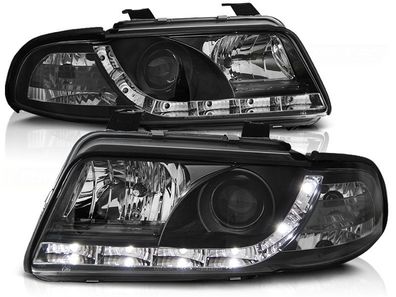Scheinwerfer mit Standlicht AUDI A4 01 99-09 00 Schwarz