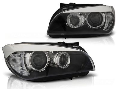 Scheinwerfer Dual Halo Felgen BMW X1 E84 10 09-07 12 AE LED Schwarz